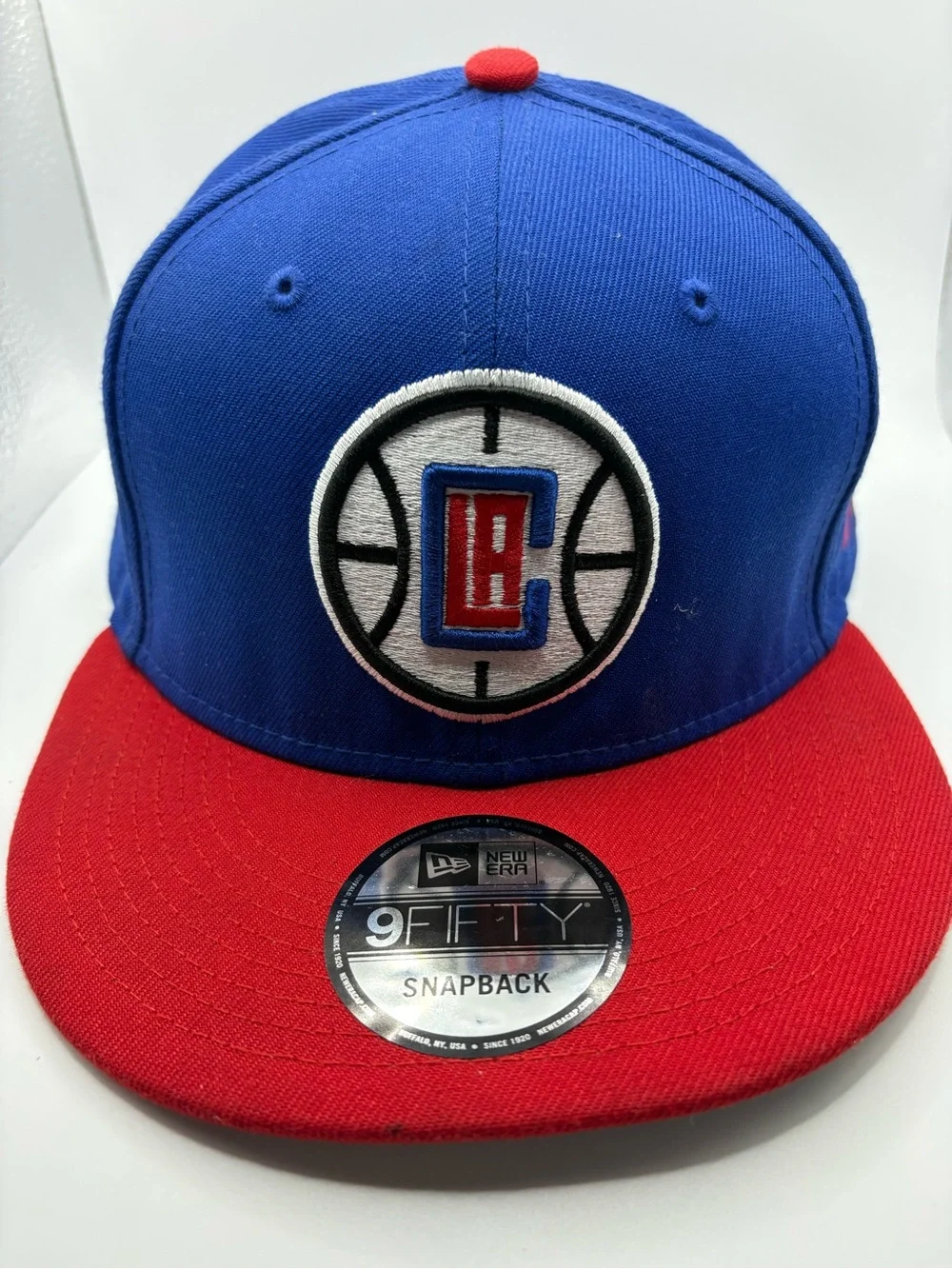 New Era LA Clippers 9FIFTY NBA Snapback Hat Blue Red OSFM NWT